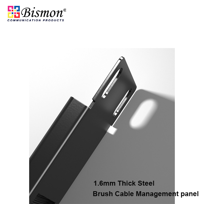 Brush Cable Management panel(ชนิดแปลงขน ในการจัดสาย)